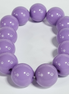 Purple Chunky Acrylic Stretch Bracelet