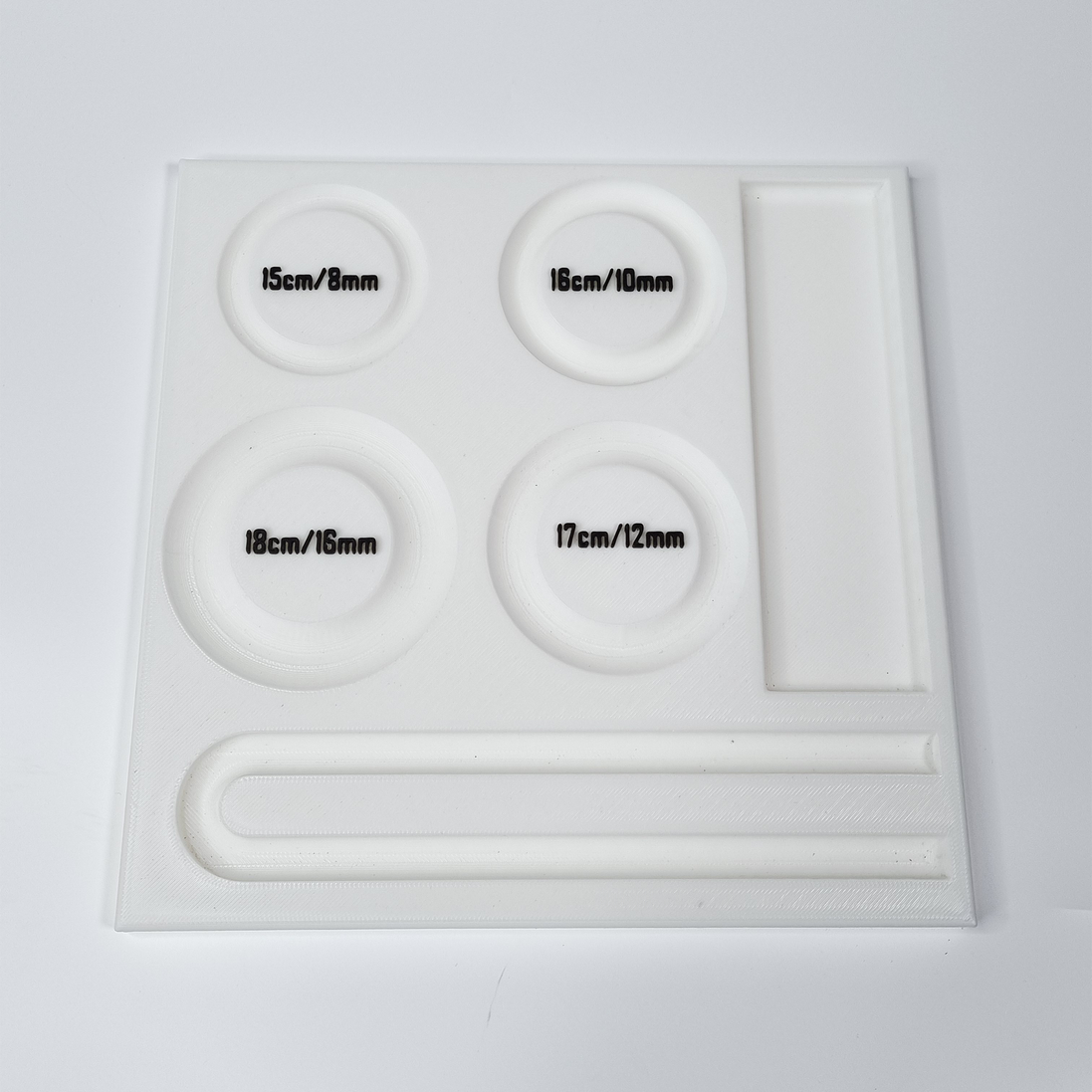 Bracelet Design Tray - DIY Sizing Tool (15–18 cm)