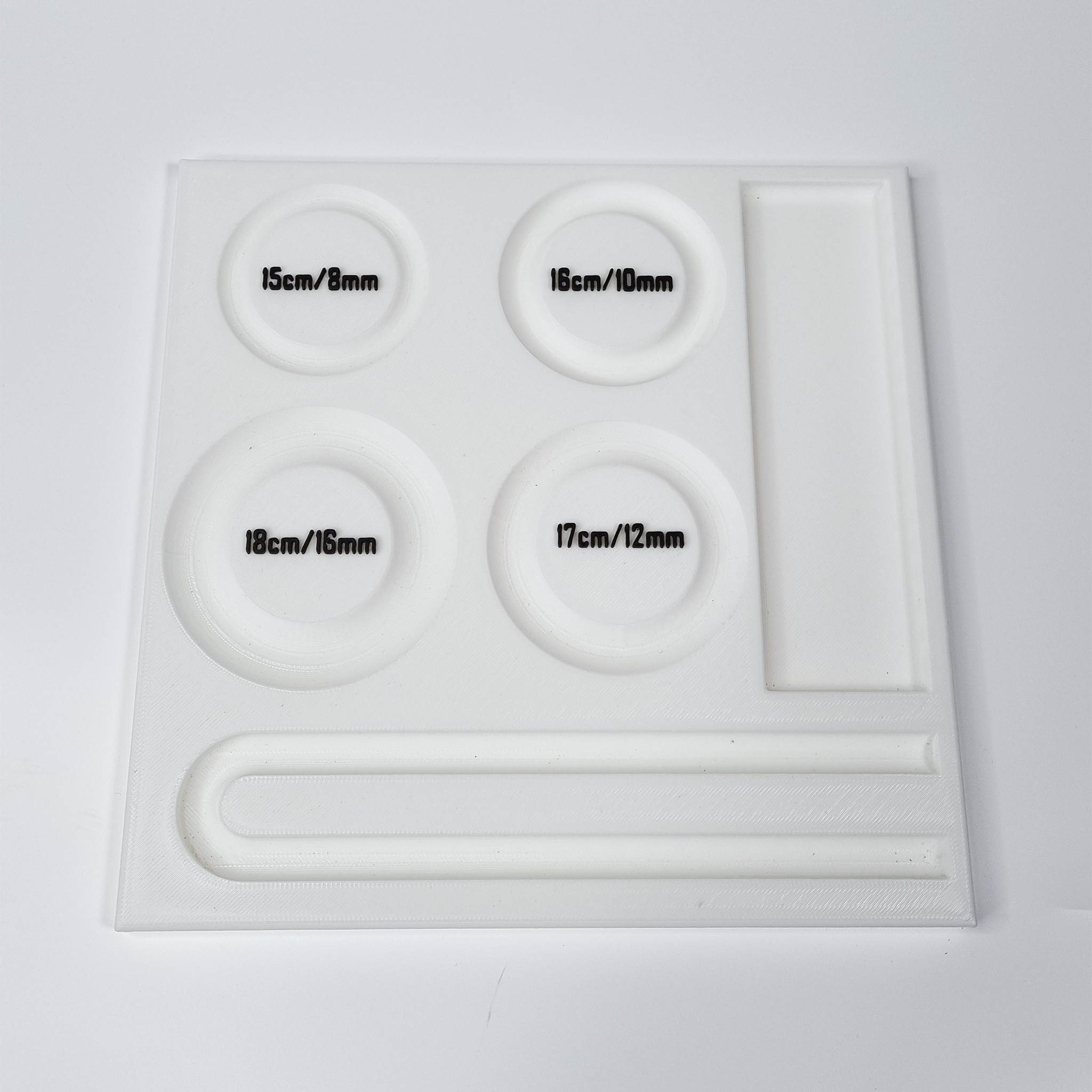 Bracelet Design Tray - DIY Sizing Tool (15–18 cm)