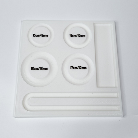 Bracelet Design Tray - DIY Sizing Tool (15–18 cm)