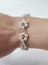 Bloemige kralenarmband – Delicate handgemaakte bloempatronen | Stapelbare armband