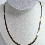 Gold Plated Stainless Steel Snake Collier Necklace for Women