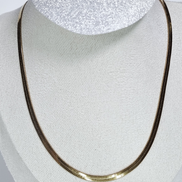 Gold Plated Stainless Steel Snake Collier Necklace for Women