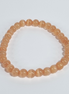 Orange Cat Eye Stretch Bracelet – 6 mm Glass Beads