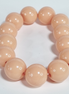Pastel Orange Chunky Acrylic Stretch Bracelet