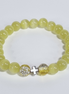 Pastel Faith Yellow Cat Eye Stretch Bracelet – 8 mm